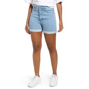 Cross Colours Womens Cuffed Denim Shorts 26 Blue Vintage - NWT 116